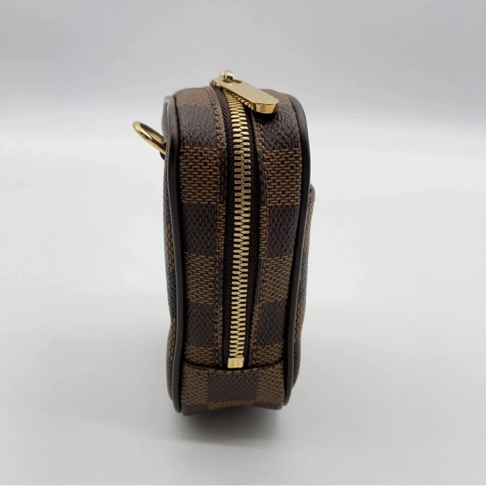 Auth Louis Vuitton Ebene Etui Okapi PM M61738 Shoulder Pouch W/Box/Strap - Picture 9 of 15